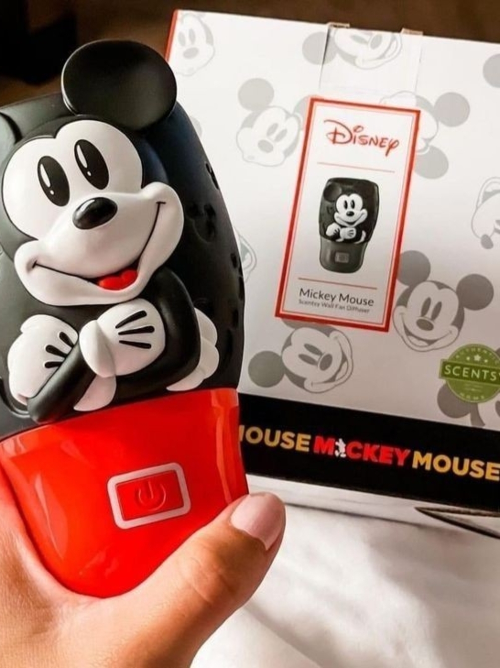 Scentsy Disney Mickey Mouse Plug In Wall Fan